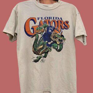 Vintage style Florida Gators jack davis short sleeve sand color shirt Unisex Tee